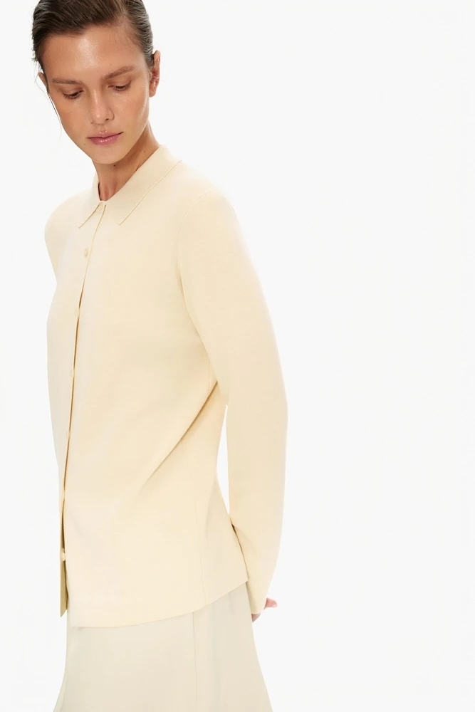 Рубашка вязаная