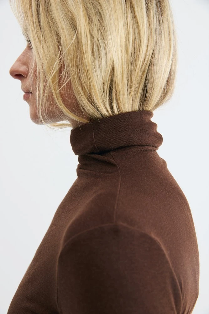 Водолазка базовая с шерстью и кашемиром