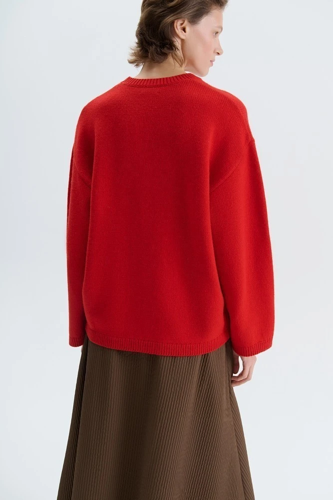 Джемпер из шерсти с принтом