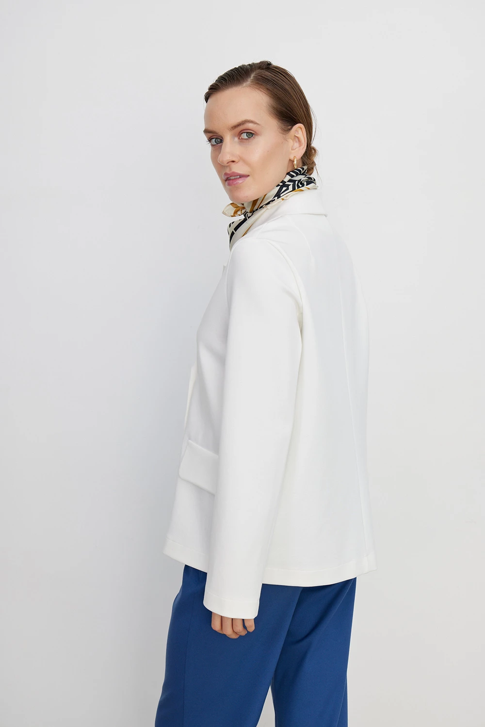 Блейзер трикотажный