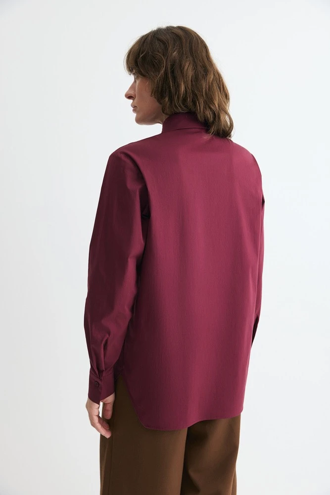 Рубашка классическая из хлопка