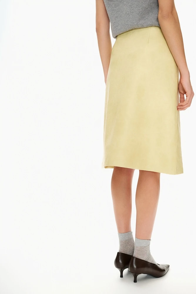 Юбка из экокожи