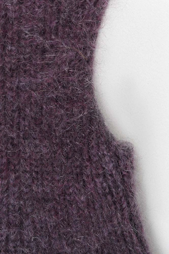 Балаклава ручной вязки из мохера