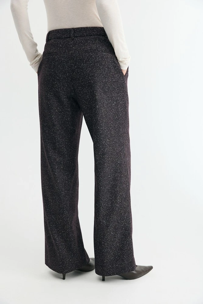 Брюки широкие из итальянской шерсти