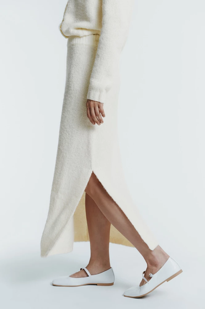 Юбка из фактурной пряжи