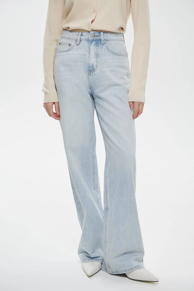 Джинсы Wide leg Джинсы Wide leg