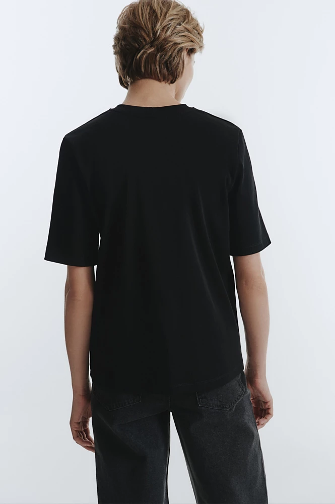 Футболка базовая с удлиненным рукавом