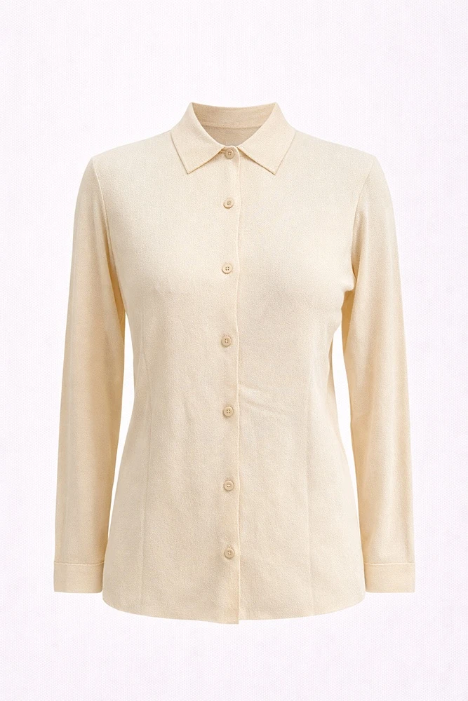 Рубашка вязаная