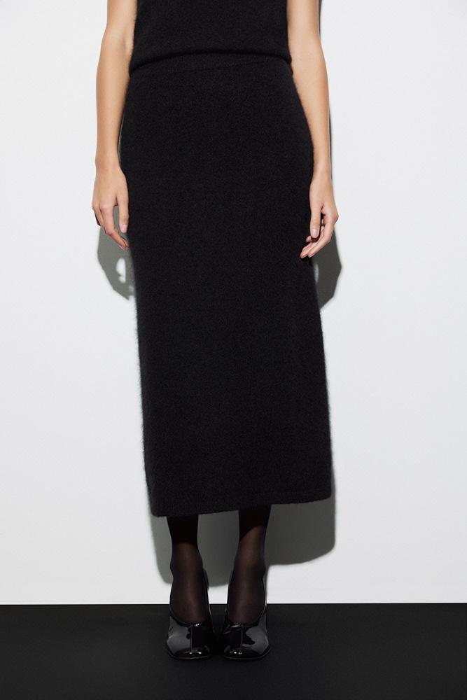 Юбка вязаная из альпака