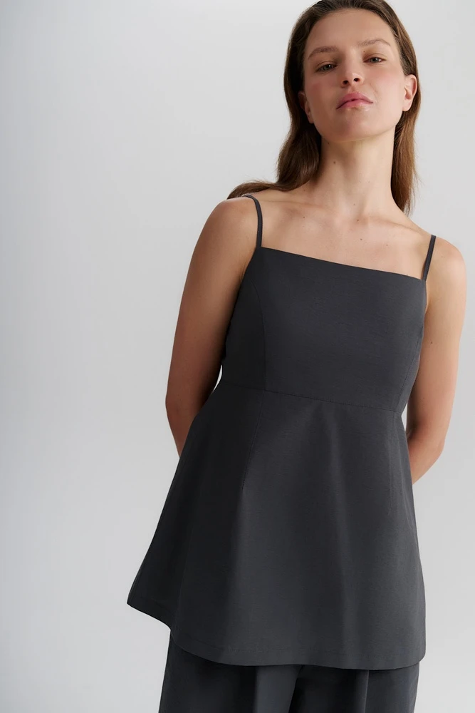 Топ удлинённый из хлопка