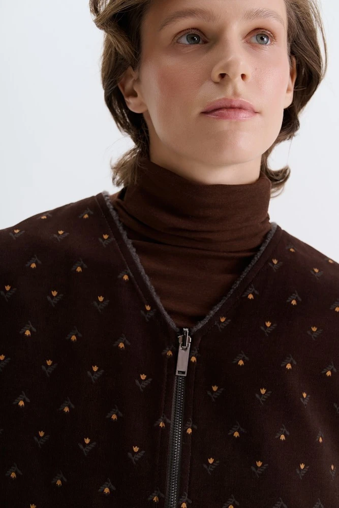 Жилетка двухсторонняя из шерсти