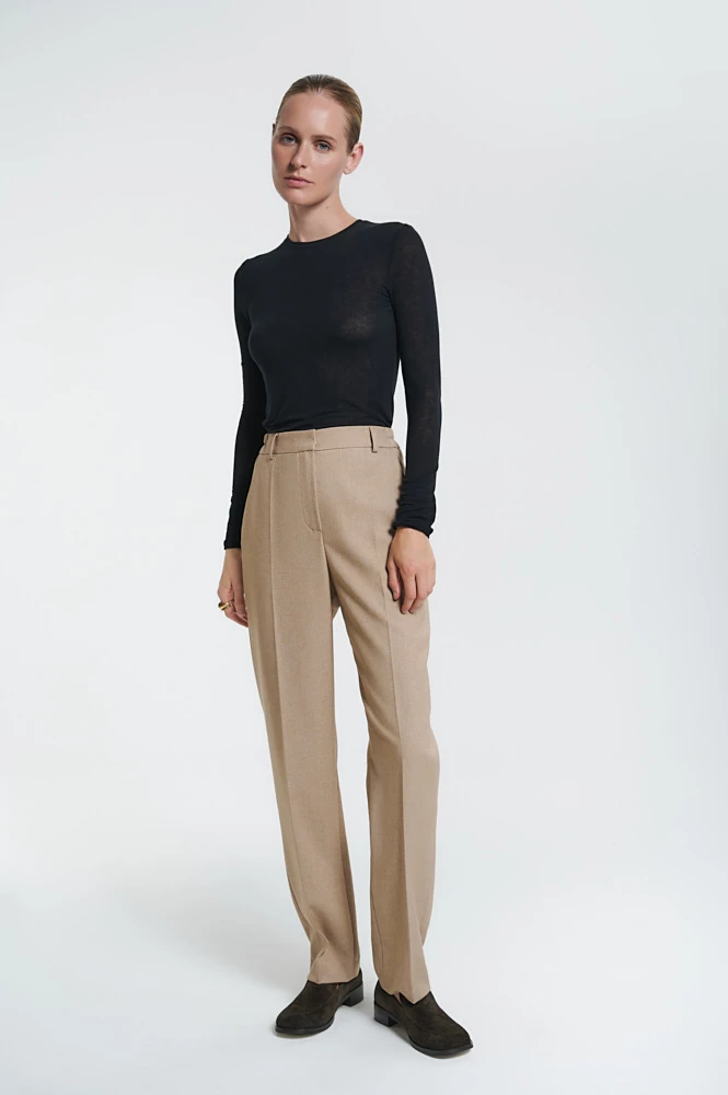 Лонгслив полупрозрачный с кашемиром