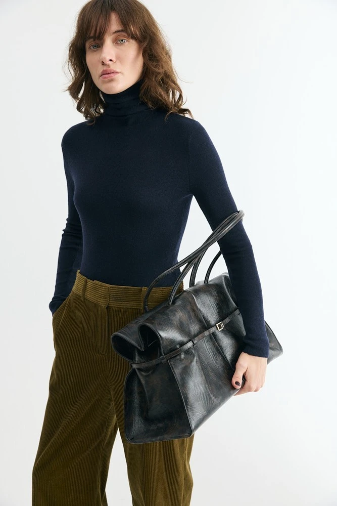 Водолазка вязаная с шерстью