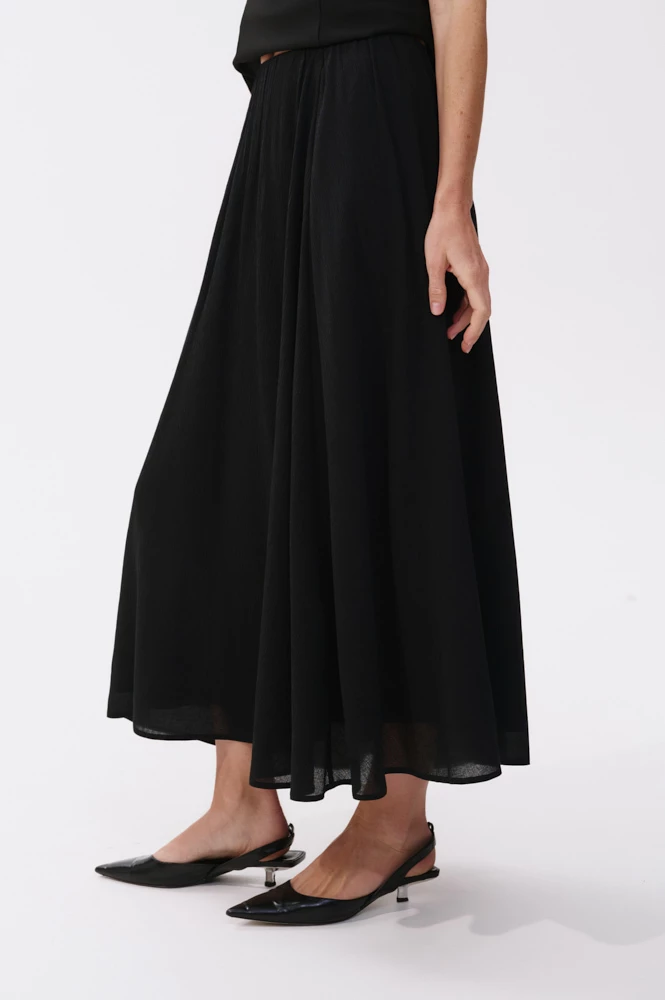 Юбка миди из итальянской фактурной вискозы