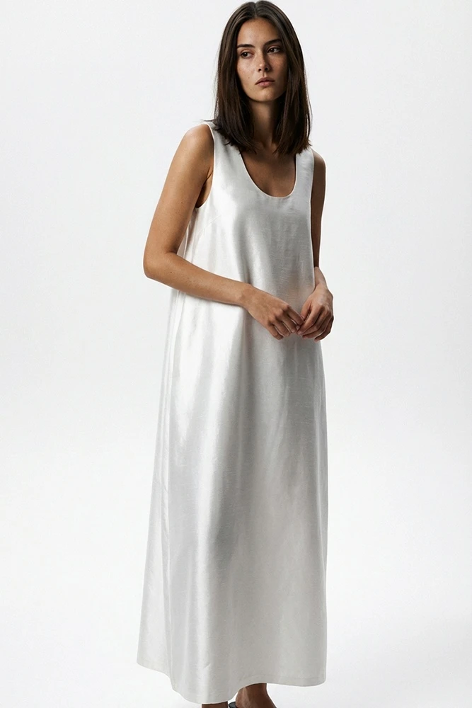 Платье миди О-силуэта