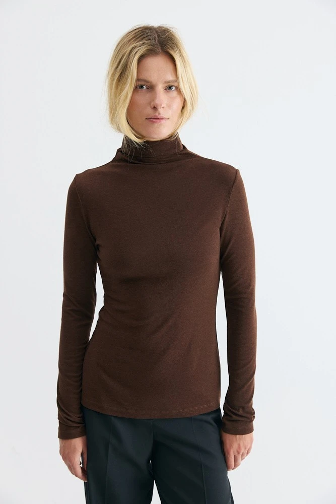 Водолазка базовая с шерстью и кашемиром
