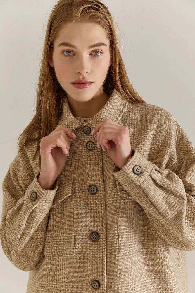 Куртка-рубашка укороченная