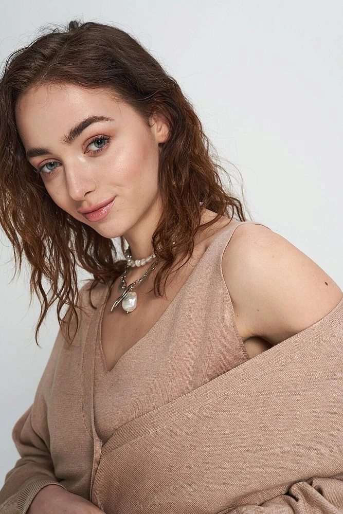 Топ вязаный