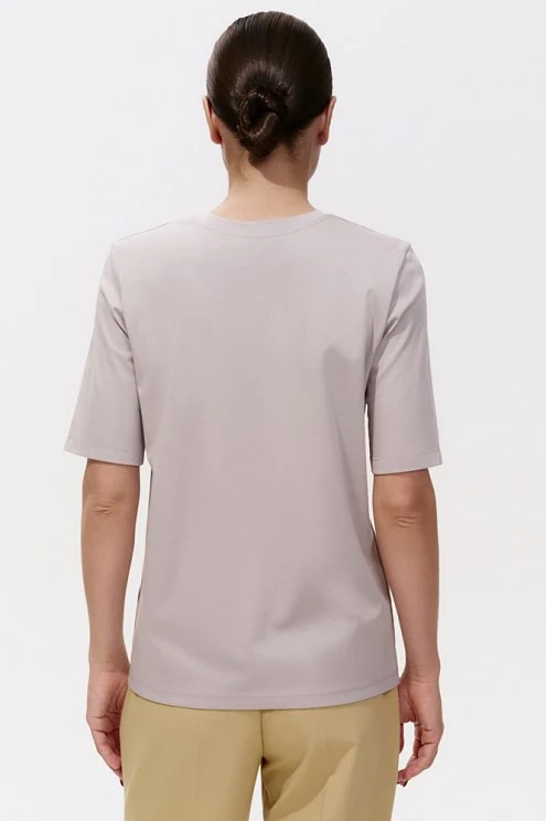 Футболка базовая с удлиненным рукавом