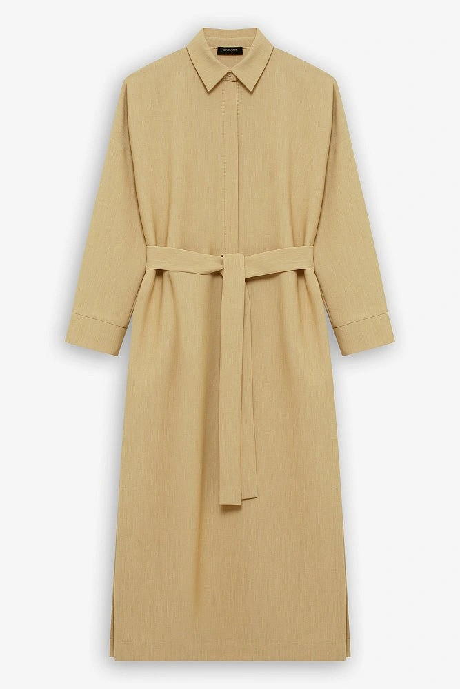 Платье-рубашка миди