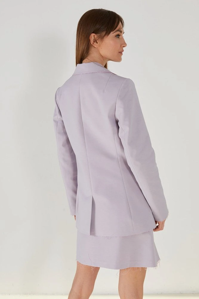 Жакет с необработанным краем