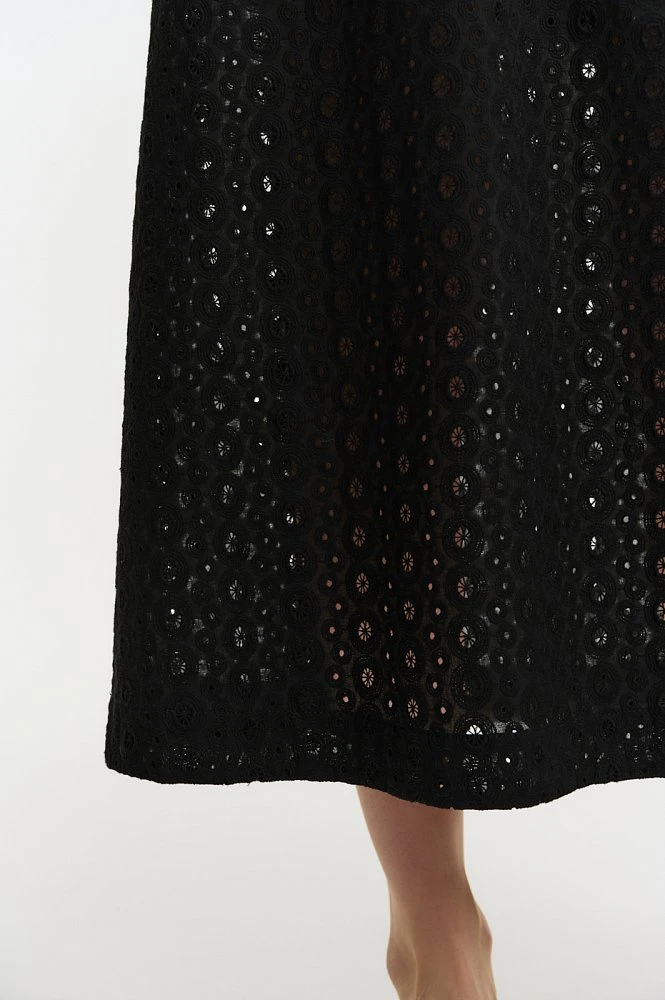 Юбка макси из хлопка Broderie Anglaise