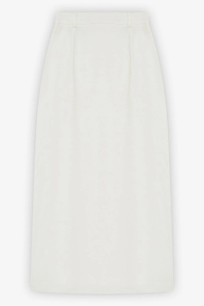 Юбка макси прямого силуэта изо льна