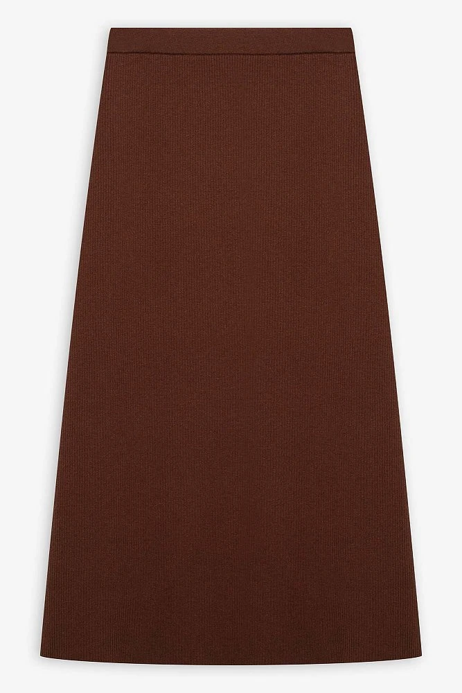 Юбка миди из фактурной пряжи