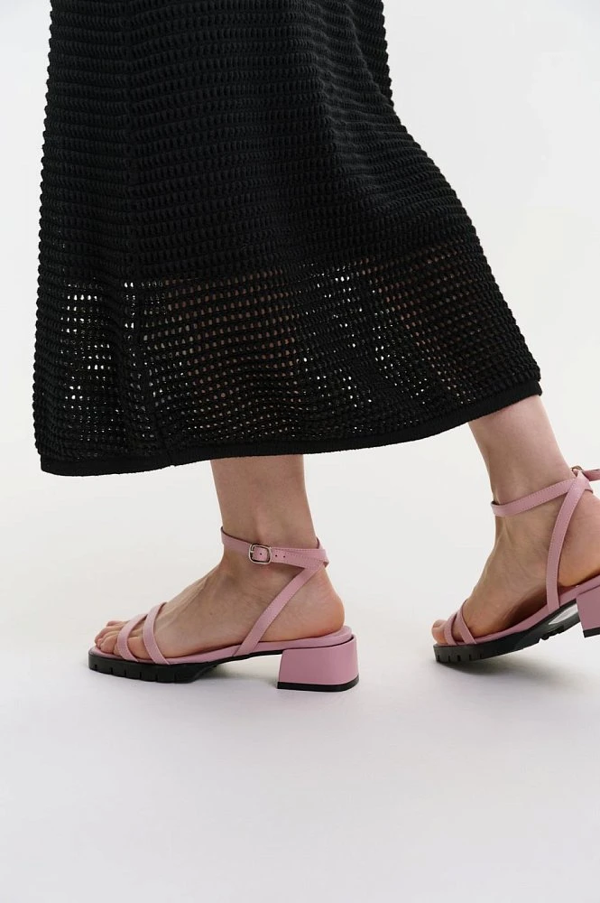 Босоножки на блочном каблуке
