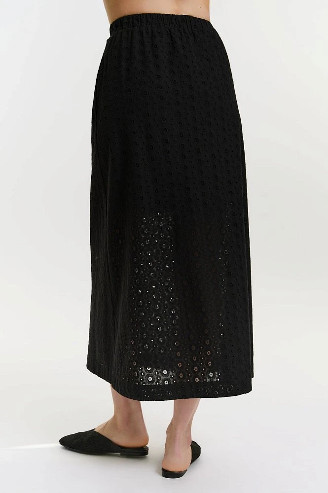 Юбка макси из хлопка Broderie Anglaise