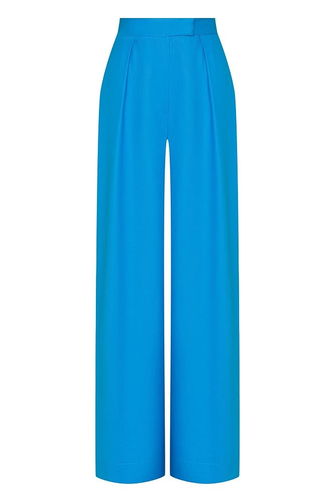 Брюки с глубокими складками