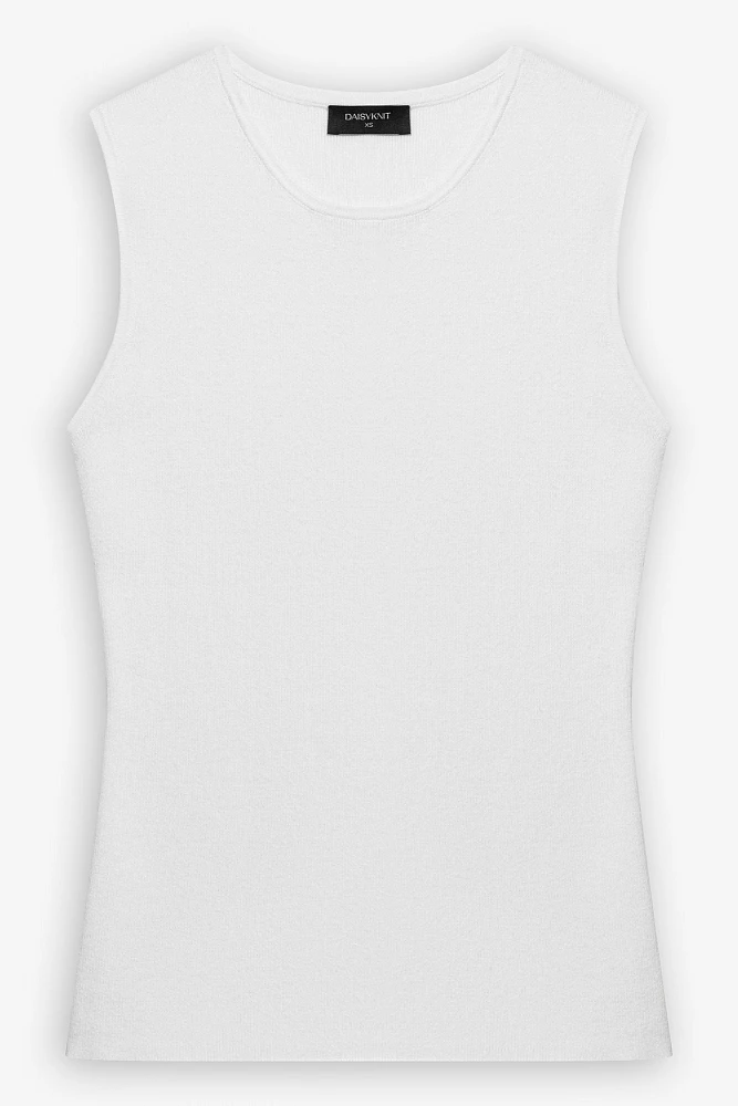 Топ вязаный с кашемиром