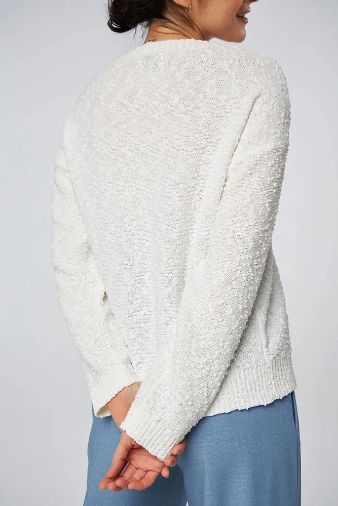 Джемпер фактурной вязки
