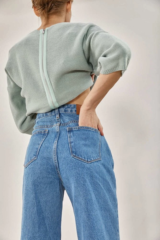 Джинсовые кюлоты