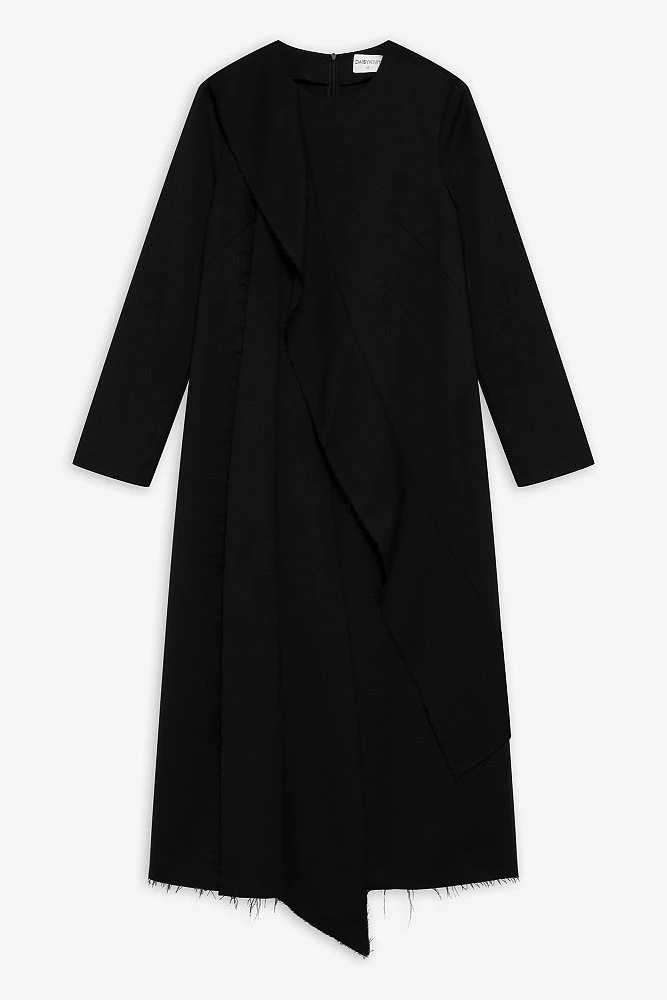 Платье миди архитектурного кроя