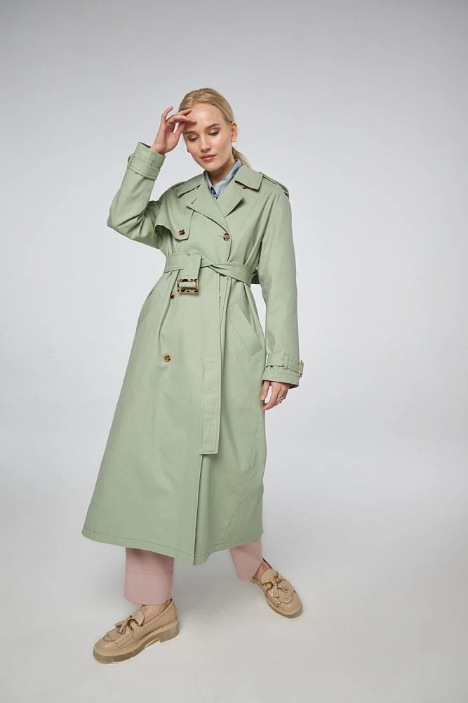Тренч с отлетной кокеткой