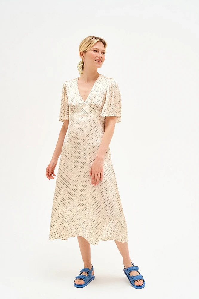 Платье с фигурной кокеткой