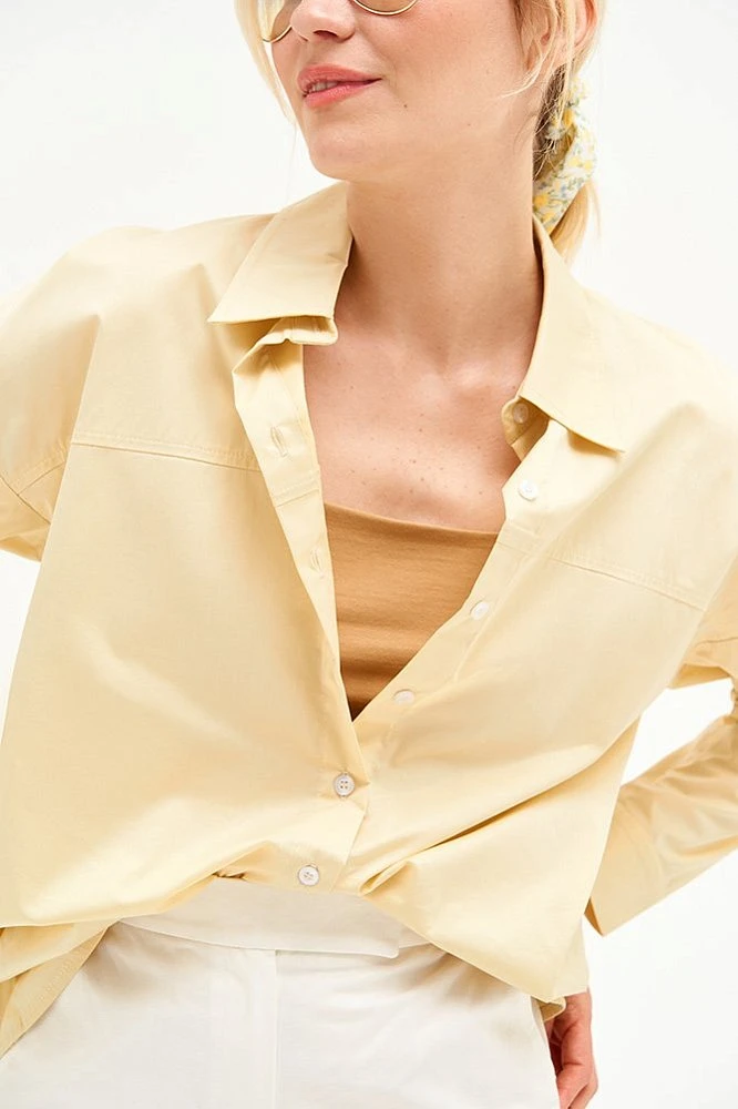 Рубашка с кокеткой