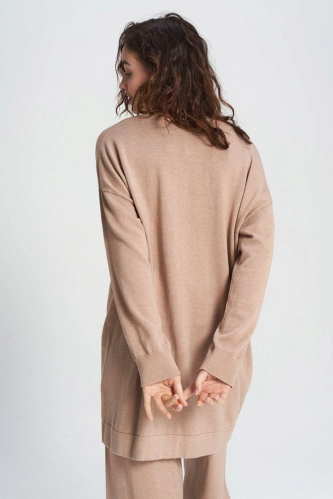 Кардиган вязаный облегченный