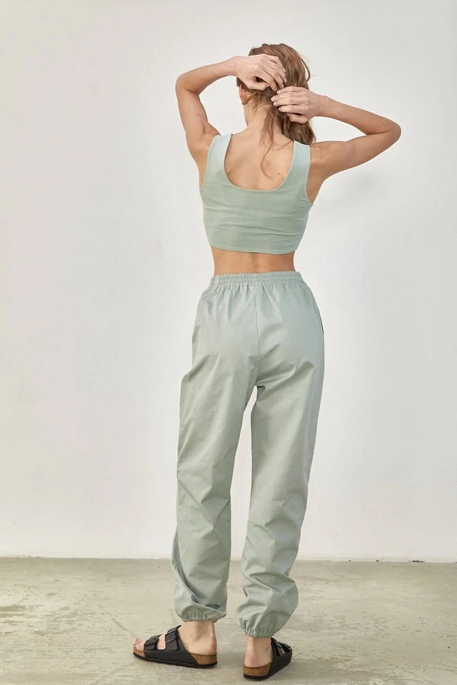 Брюки джоггеры хлопковые