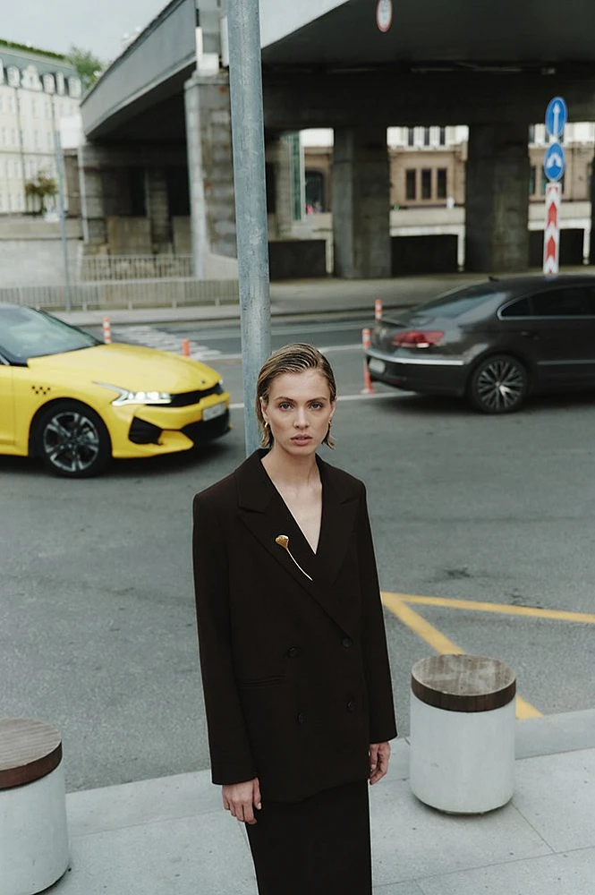 Юбка макси прямого силуэта