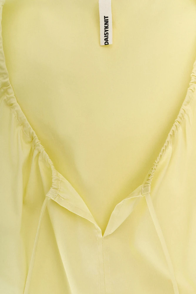 Топ на кулиске из хлопка