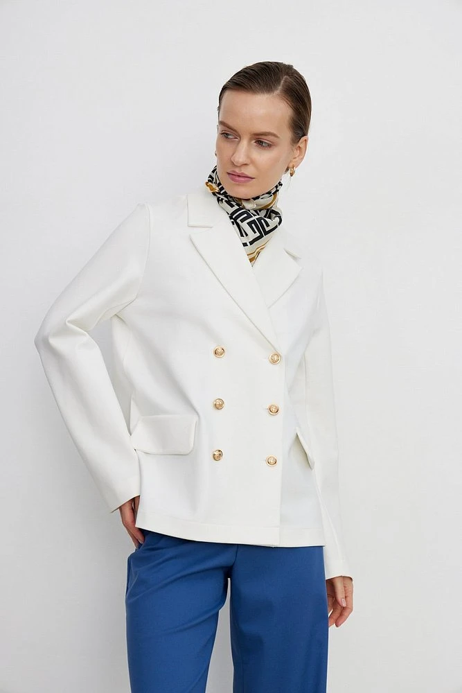 Блейзер трикотажный