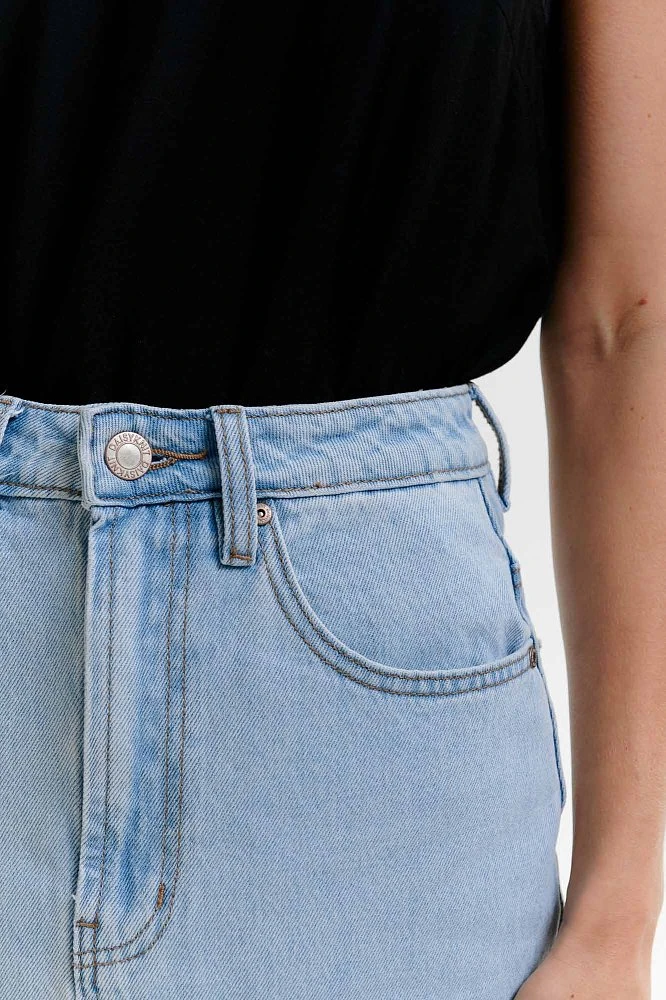 Юбка джинсовая макси