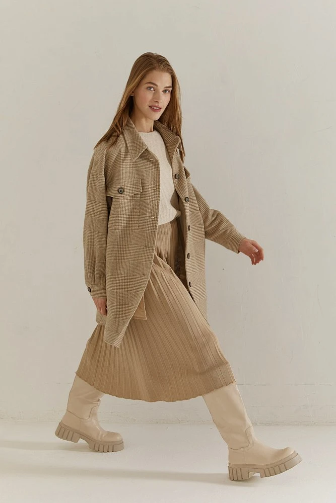 Куртка-рубашка укороченная