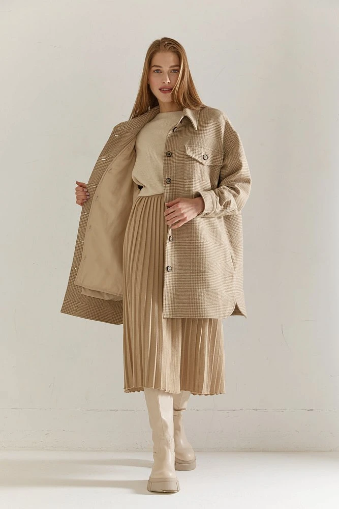 Куртка-рубашка укороченная