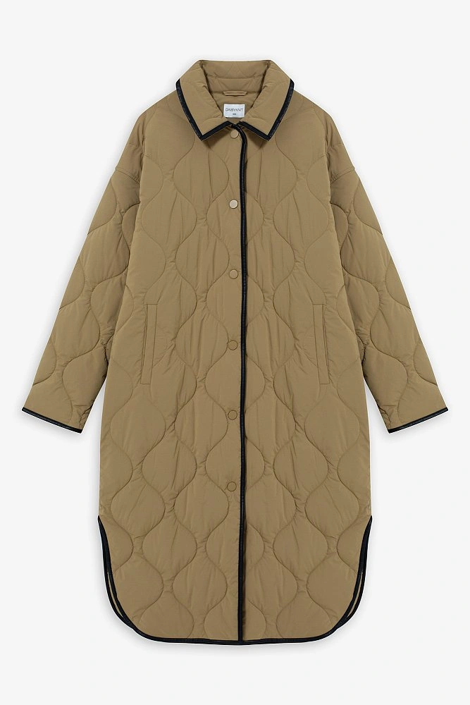 Пальто утепленное стеганое