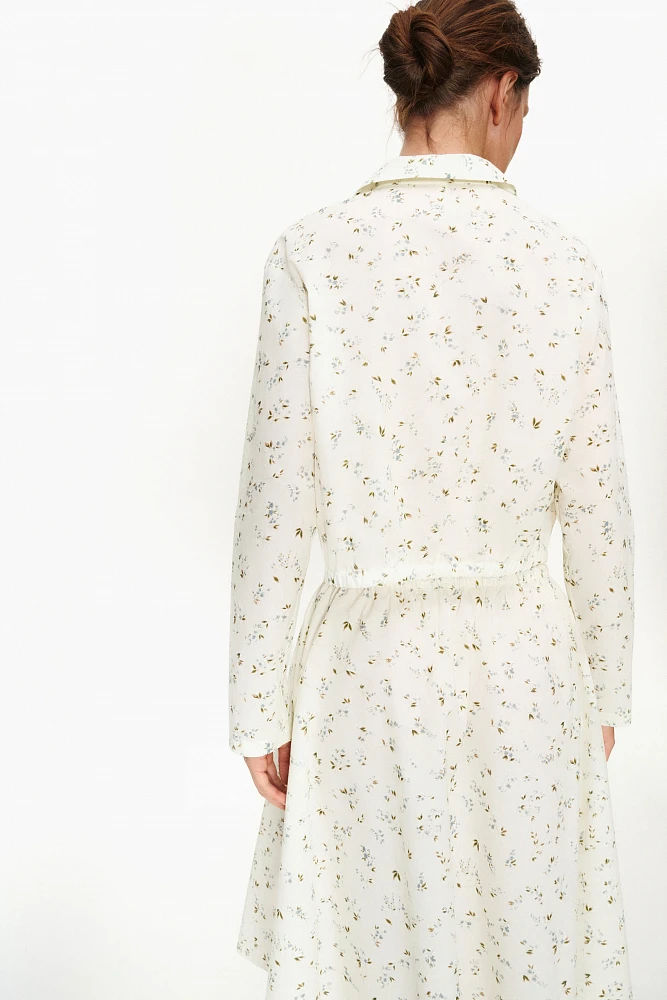 Рубашка укороченная из хлопка