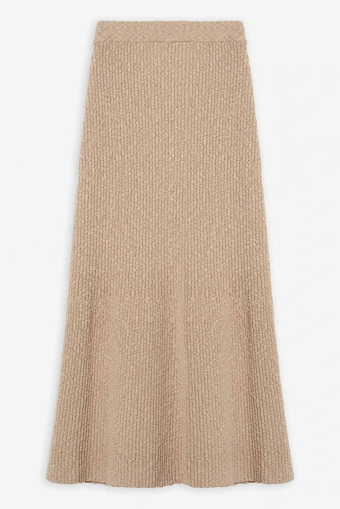 Юбка фактурная из смесового хлопка