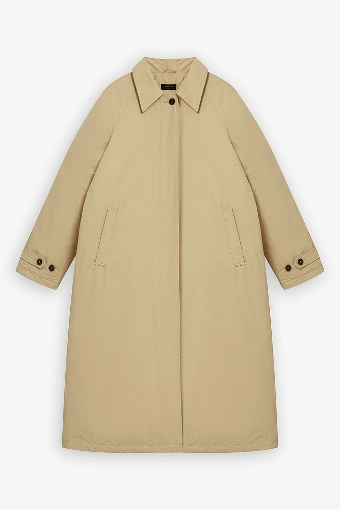 Пальто утепленное пуховое